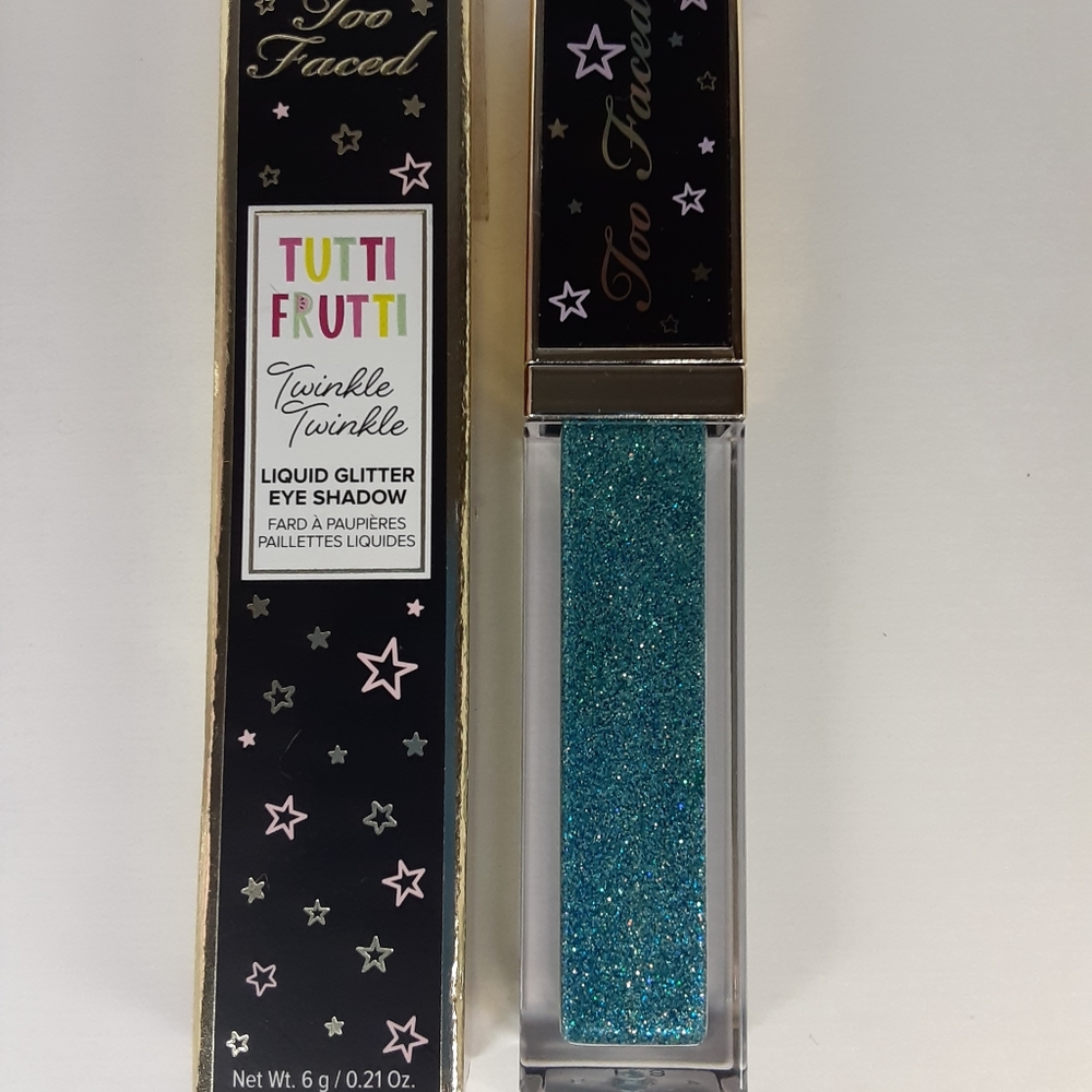 Too Faced tutti frutti twinkle twinkle liquid glitter eyeshadow